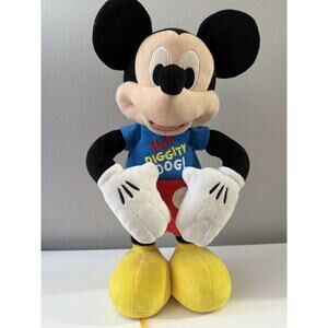 Disney Mickey Mouse Clubhouse Hot Diggity Dog Dance & Play Plush Toy TESTED! 16”